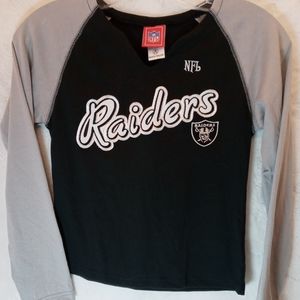 Raiders Girls Top sz Medium